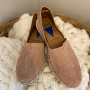 Verbenas Suede Espadrilles – Blush Pink, Size 38 (US 7.5–8)